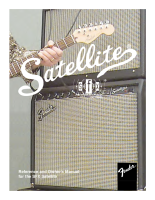 Fender Satellite-SFX - Owners Manual 
